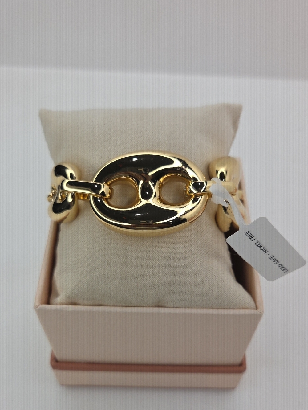 👑▪️Camila Coelho ▪️Mariner Gold Link Bracelet 8”+1”